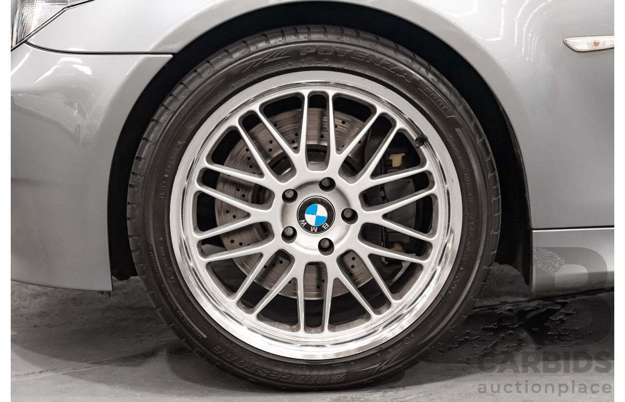 07/06 BMW M5 RWD E60 4D Sedan Silbergrau Metallic V10 5.0L