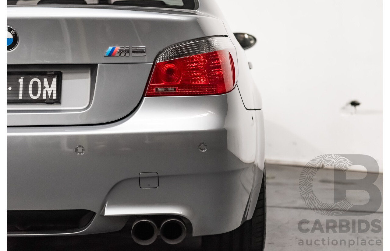 07/06 BMW M5 RWD E60 4D Sedan Silbergrau Metallic V10 5.0L