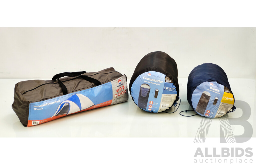 Hinterland Camping Set (Tent, Sleeping Bags)