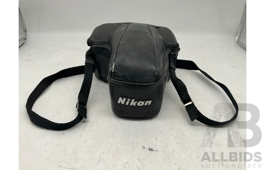 NIKON FE Camera W/ NIKON Series E Zoom 36-72mm 1:3.5 Lens