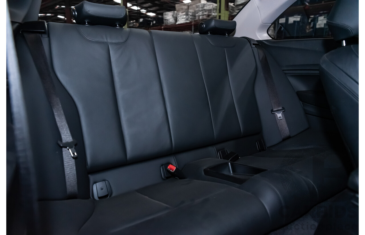 05/18 BMW 2 Series 230i LUXURY LINE RWD F22 LCI Auto MY18 2D Coupe Mediterranean Blue Metallic Turbo 2.0L