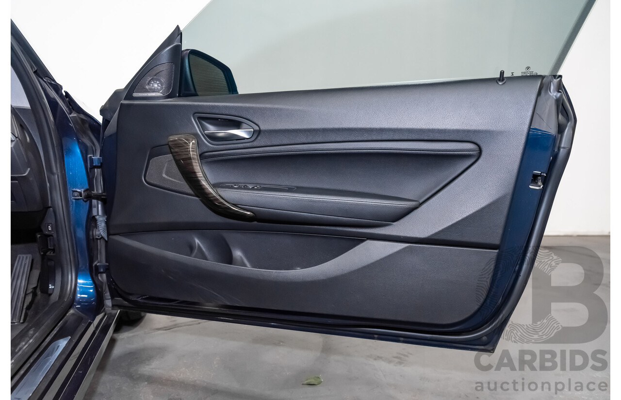 05/18 BMW 2 Series 230i LUXURY LINE RWD F22 LCI Auto MY18 2D Coupe Mediterranean Blue Metallic Turbo 2.0L