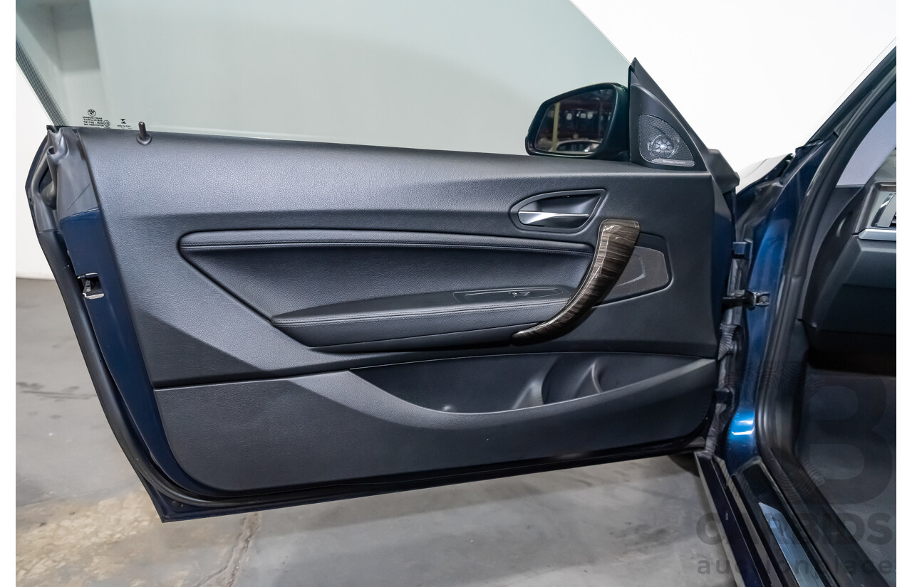 05/18 BMW 2 Series 230i LUXURY LINE RWD F22 LCI Auto MY18 2D Coupe Mediterranean Blue Metallic Turbo 2.0L