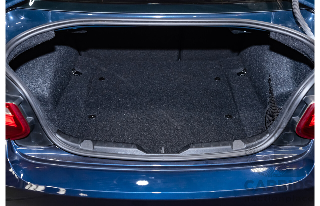 05/18 BMW 2 Series 230i LUXURY LINE RWD F22 LCI Auto MY18 2D Coupe Mediterranean Blue Metallic Turbo 2.0L