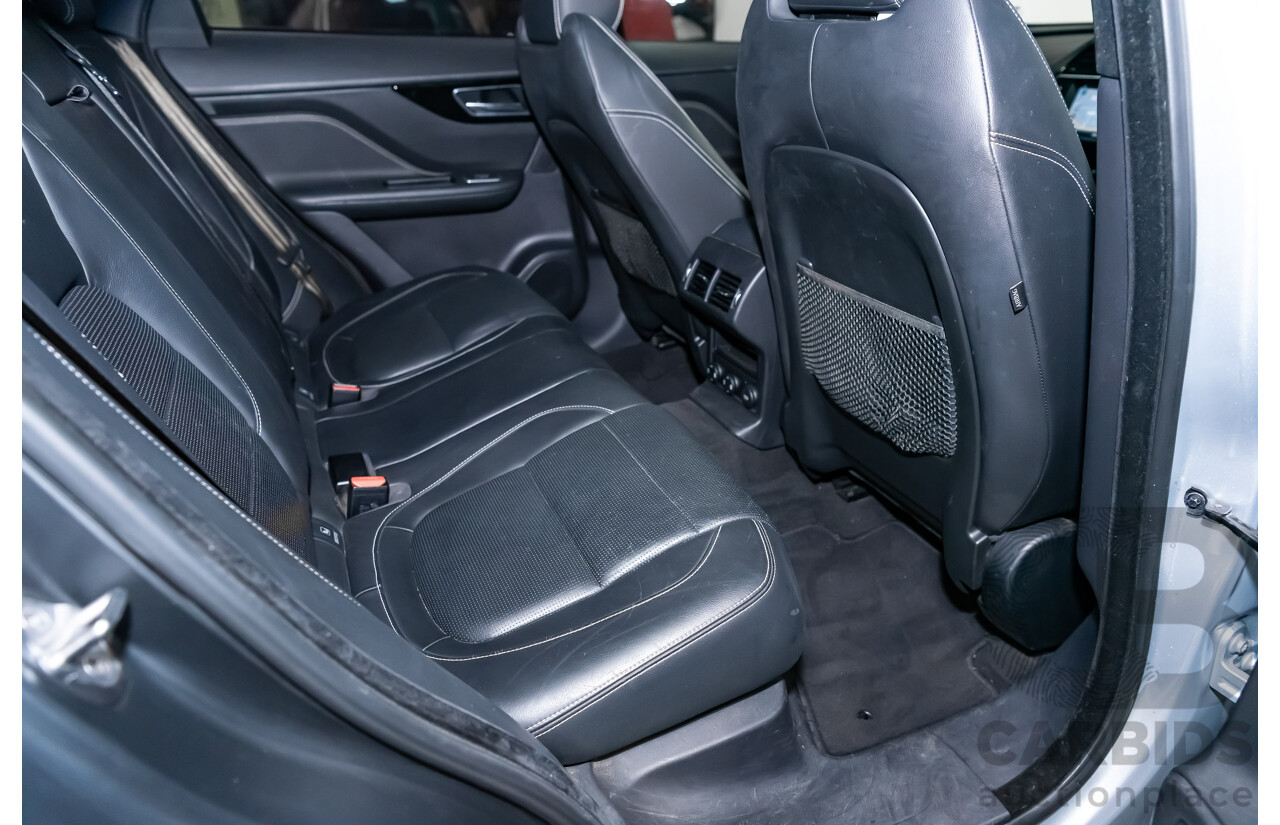 07/16 Jaguar F-Pace 30d R-Sport AWD 4D Wagon Rhodium Silver Turbo 3.0L