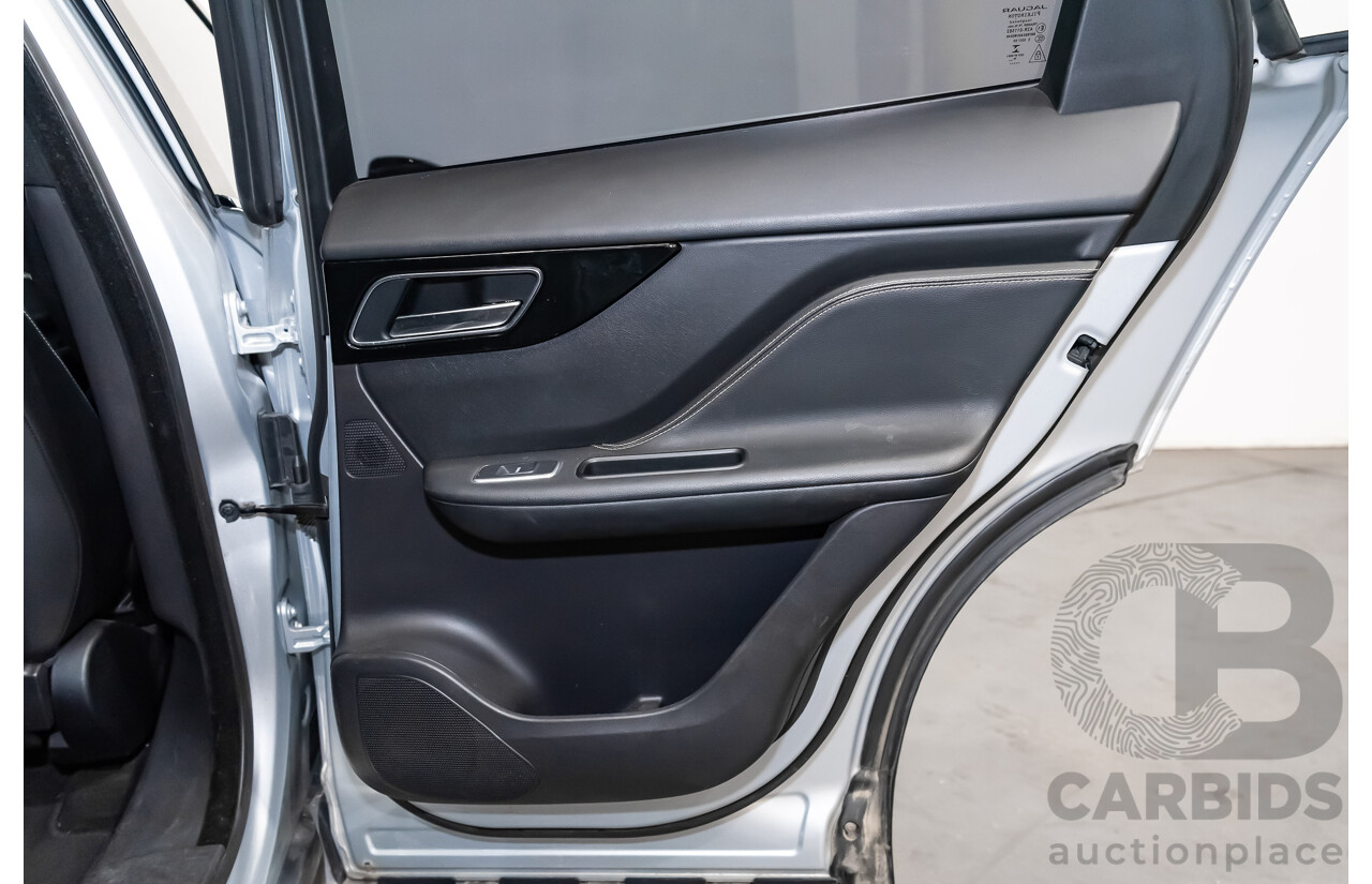 07/16 Jaguar F-Pace 30d R-Sport AWD 4D Wagon Rhodium Silver Turbo 3.0L