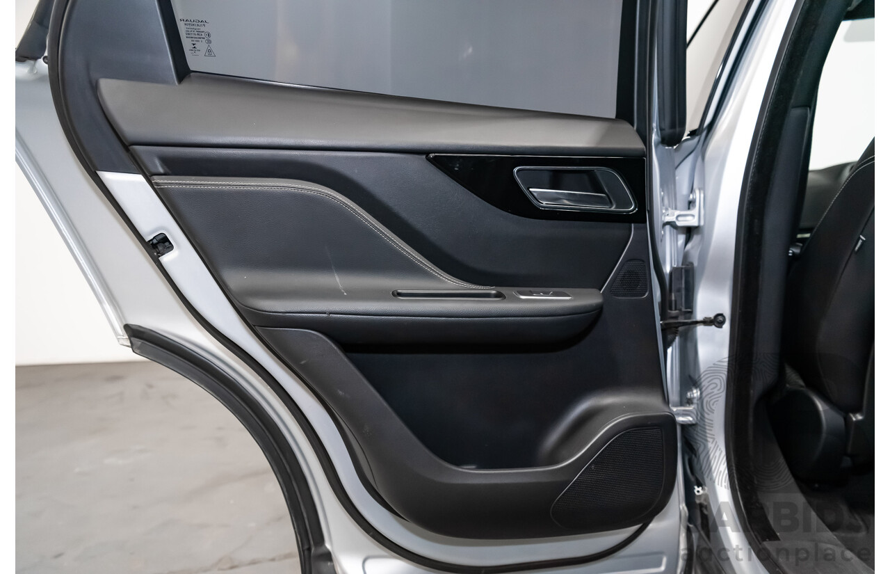 07/16 Jaguar F-Pace 30d R-Sport AWD 4D Wagon Rhodium Silver Turbo 3.0L