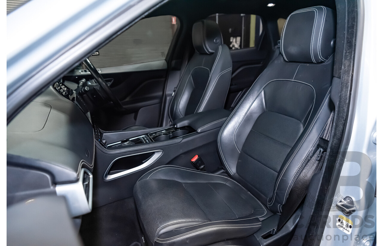 07/16 Jaguar F-Pace 30d R-Sport AWD 4D Wagon Rhodium Silver Turbo 3.0L