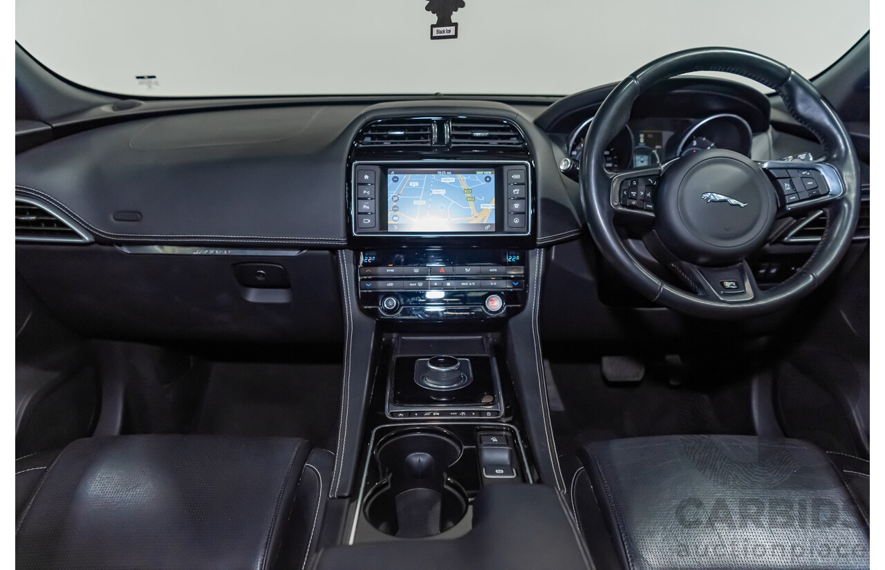 07/16 Jaguar F-Pace 30d R-Sport AWD 4D Wagon Rhodium Silver Turbo 3.0L