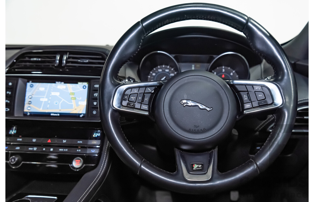 07/16 Jaguar F-Pace 30d R-Sport AWD 4D Wagon Rhodium Silver Turbo 3.0L