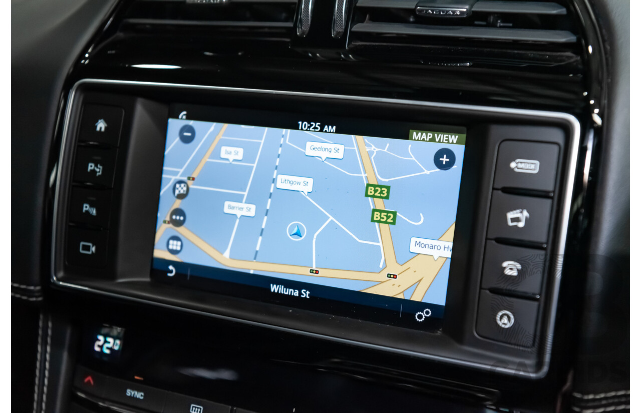 07/16 Jaguar F-Pace 30d R-Sport AWD 4D Wagon Rhodium Silver Turbo 3.0L