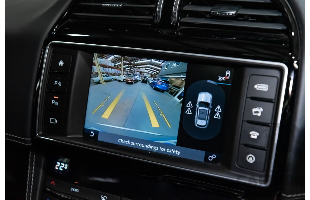 07/16 Jaguar F-Pace 30d R-Sport AWD 4D Wagon Rhodium Silver Turbo 3.0L