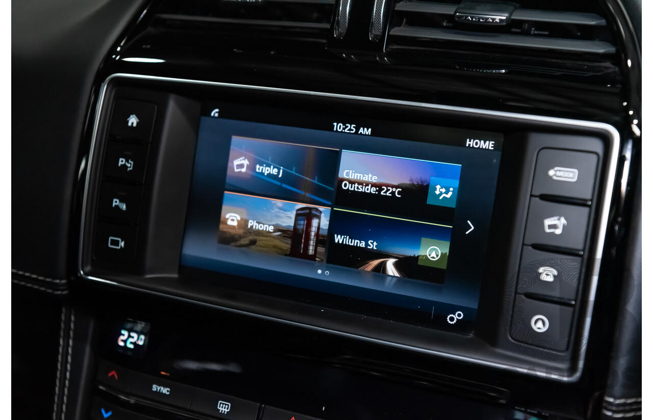 07/16 Jaguar F-Pace 30d R-Sport AWD 4D Wagon Rhodium Silver Turbo 3.0L