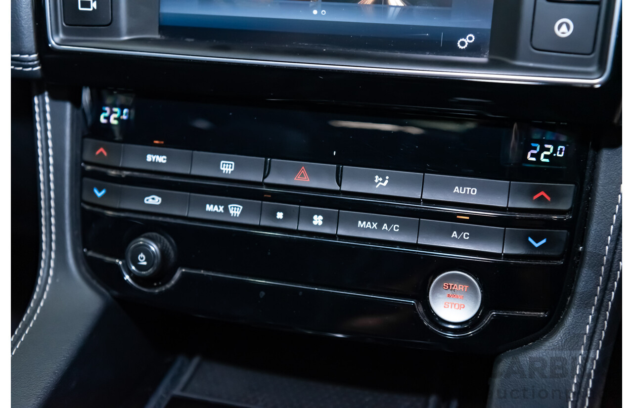 07/16 Jaguar F-Pace 30d R-Sport AWD 4D Wagon Rhodium Silver Turbo 3.0L