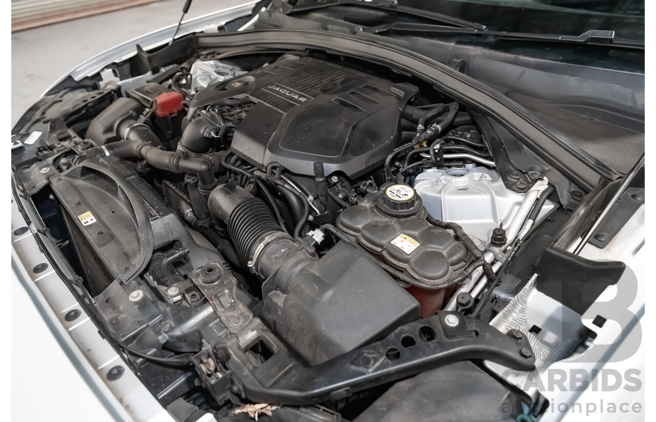 07/16 Jaguar F-Pace 30d R-Sport AWD 4D Wagon Rhodium Silver Turbo 3.0L