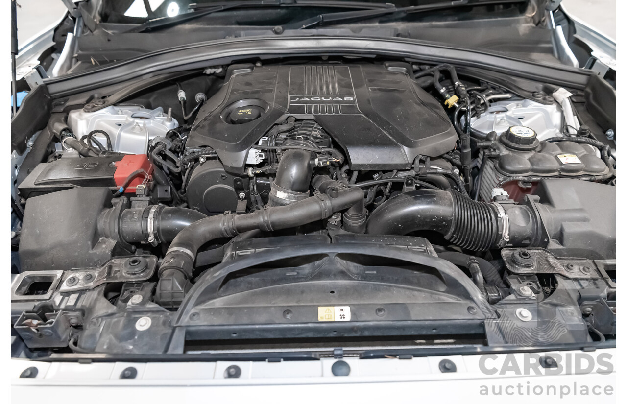 07/16 Jaguar F-Pace 30d R-Sport AWD 4D Wagon Rhodium Silver Turbo 3.0L