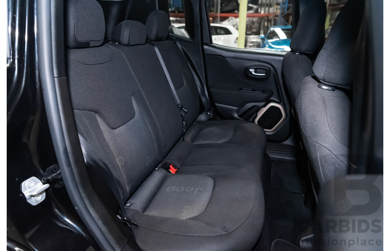 01/17 Jeep Renegade LONGITUDE FWD BU MY17 4D Wagon Black-Solid 1.4L