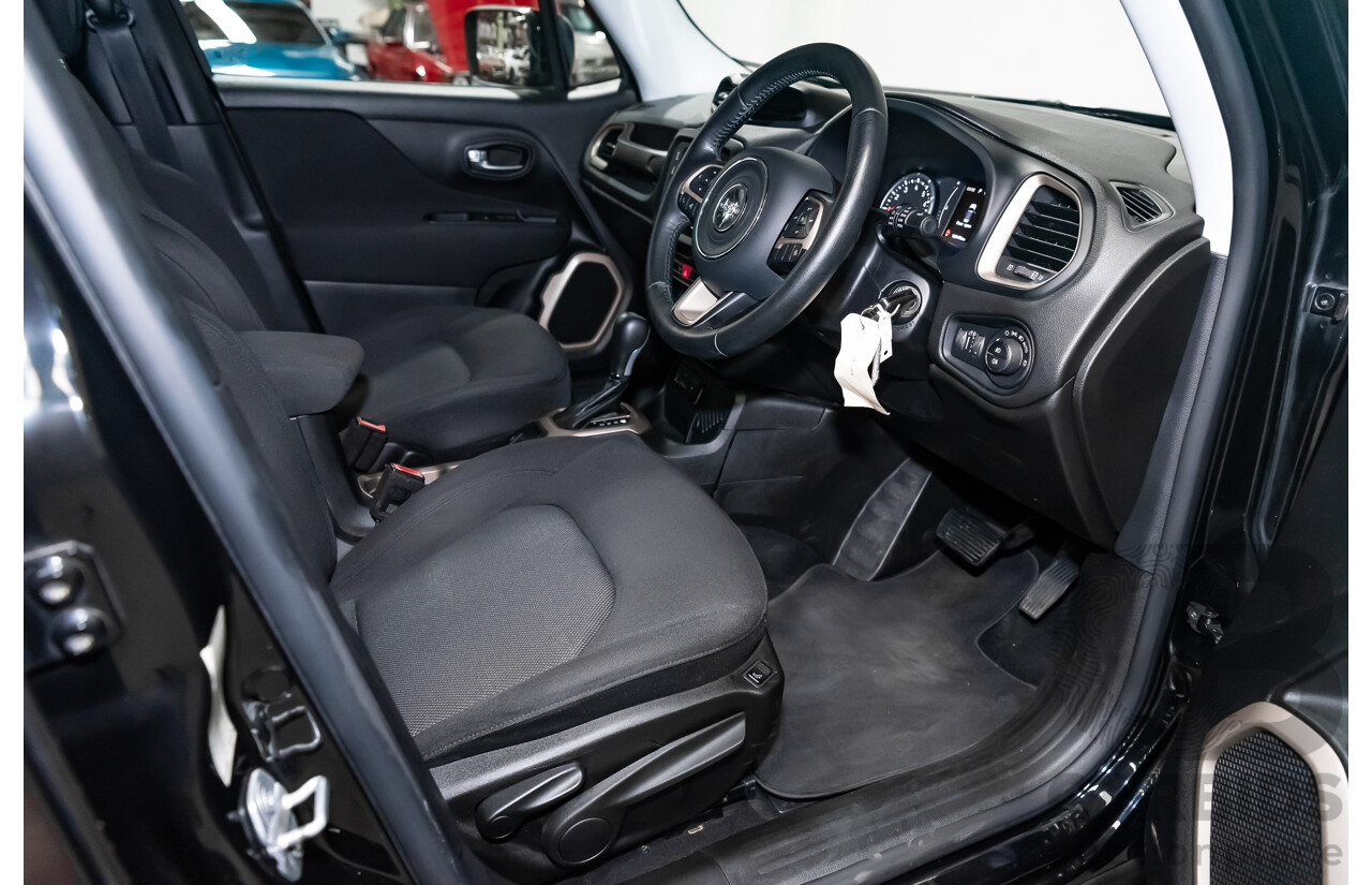 01/17 Jeep Renegade LONGITUDE FWD BU MY17 4D Wagon Black-Solid 1.4L