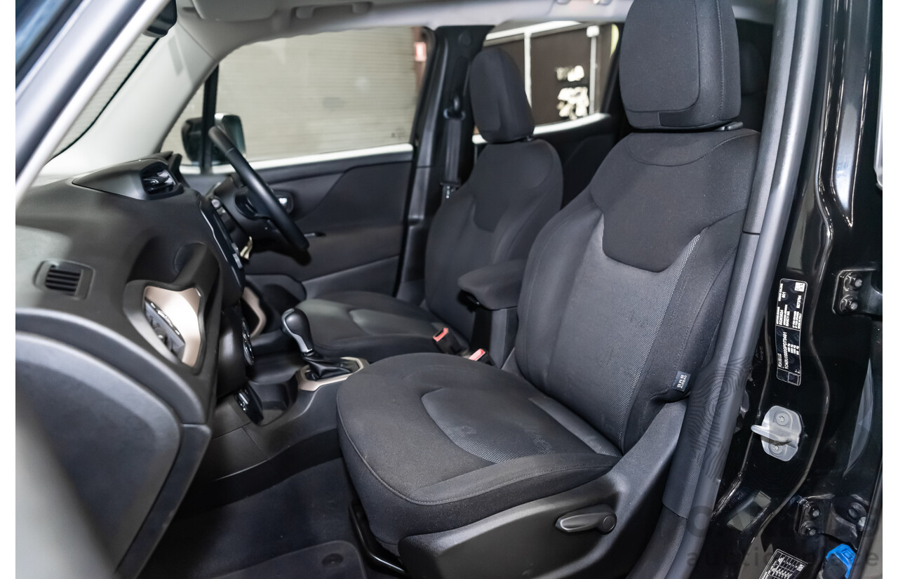 01/17 Jeep Renegade LONGITUDE FWD BU MY17 4D Wagon Black-Solid 1.4L