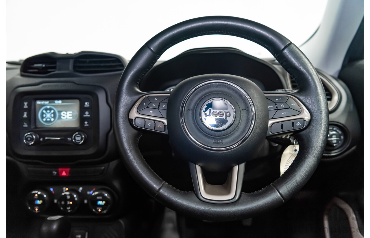 01/17 Jeep Renegade LONGITUDE FWD BU MY17 4D Wagon Black-Solid 1.4L