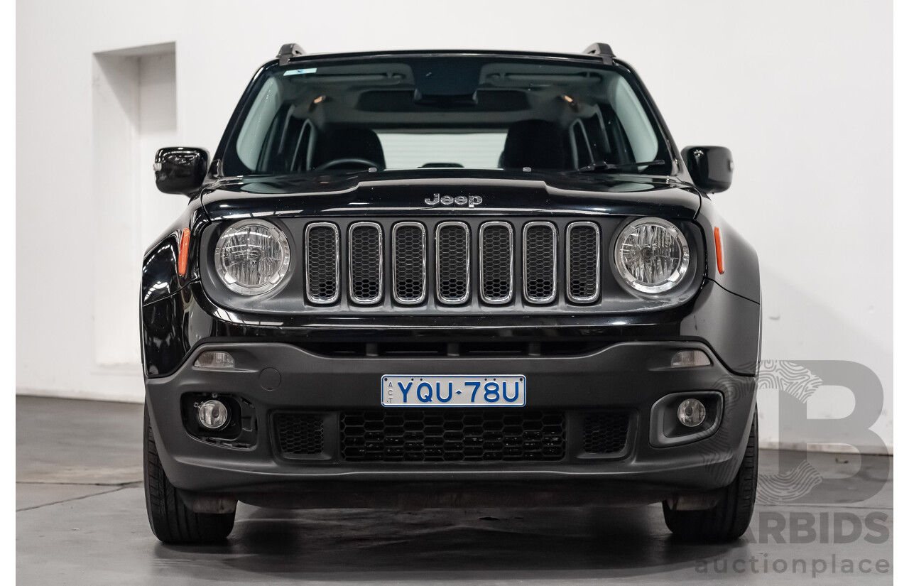 01/17 Jeep Renegade LONGITUDE FWD BU MY17 4D Wagon Black-Solid 1.4L