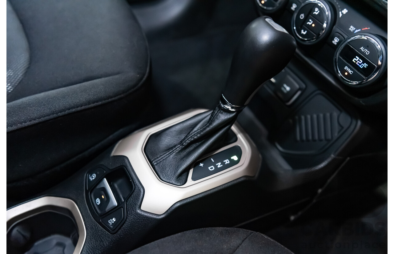 01/17 Jeep Renegade LONGITUDE FWD BU MY17 4D Wagon Black-Solid 1.4L