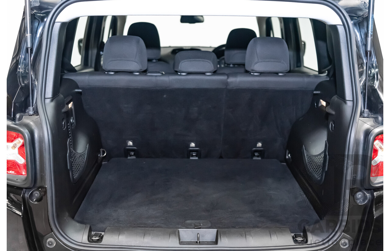 01/17 Jeep Renegade LONGITUDE FWD BU MY17 4D Wagon Black-Solid 1.4L