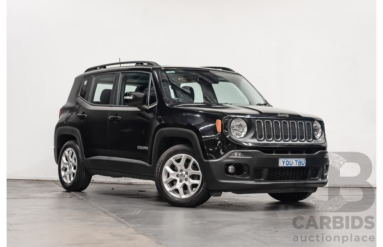 01/17 Jeep Renegade LONGITUDE FWD BU MY17 4D Wagon Black-Solid 1.4L