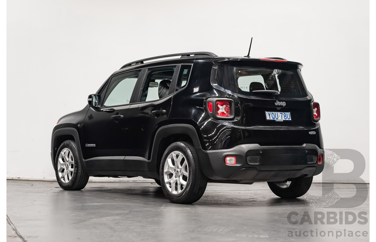 01/17 Jeep Renegade LONGITUDE FWD BU MY17 4D Wagon Black-Solid 1.4L