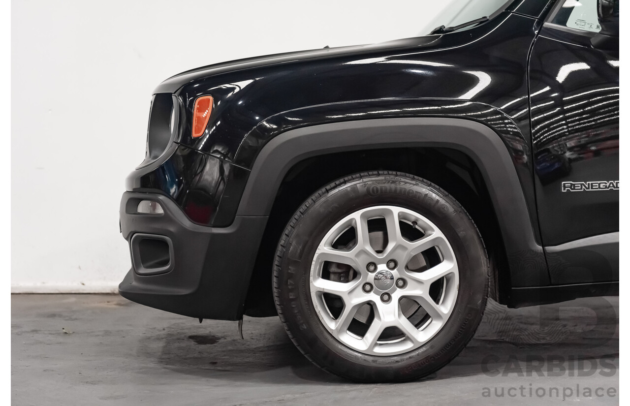 01/17 Jeep Renegade LONGITUDE FWD BU MY17 4D Wagon Black-Solid 1.4L