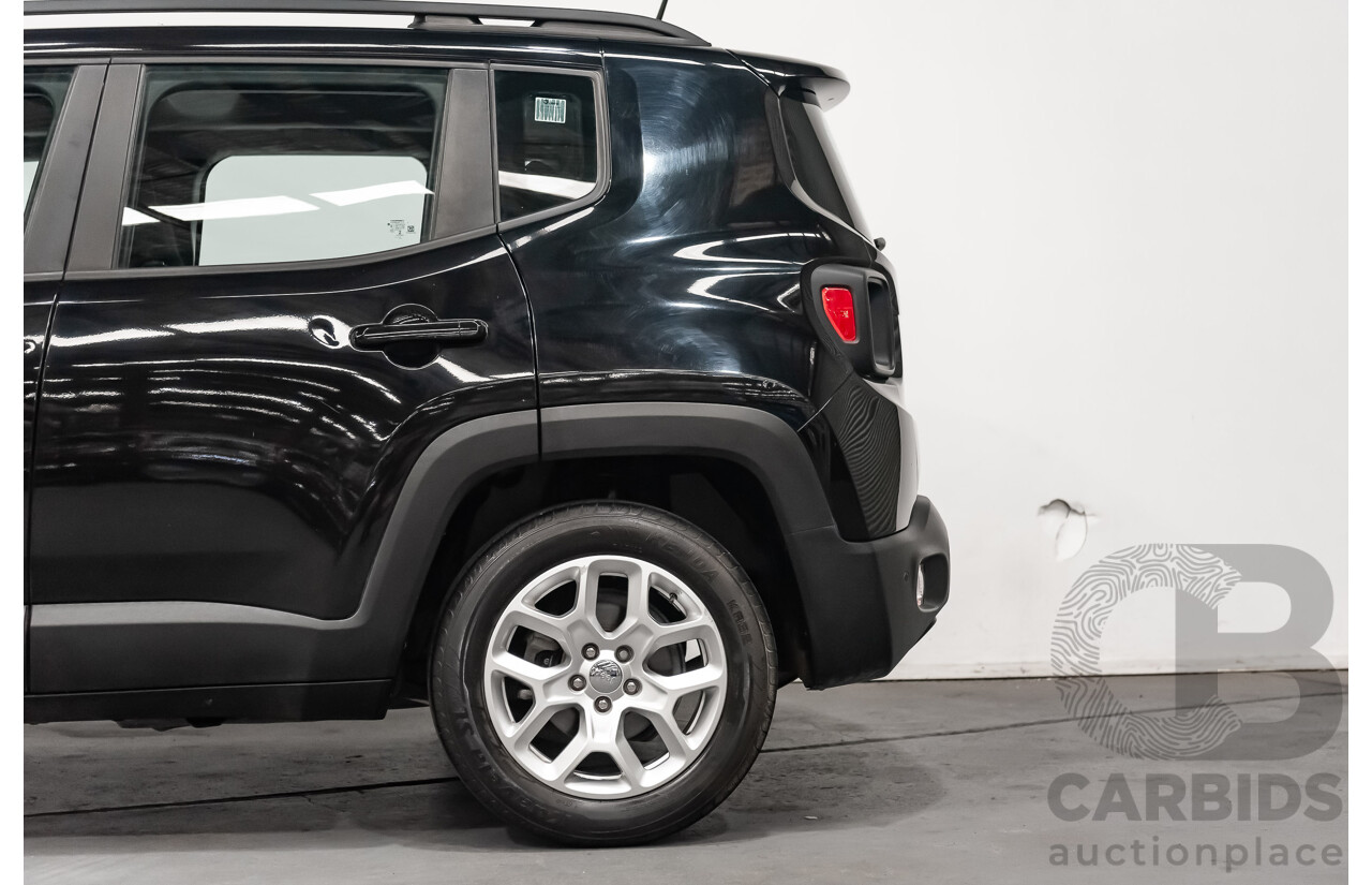 01/17 Jeep Renegade LONGITUDE FWD BU MY17 4D Wagon Black-Solid 1.4L