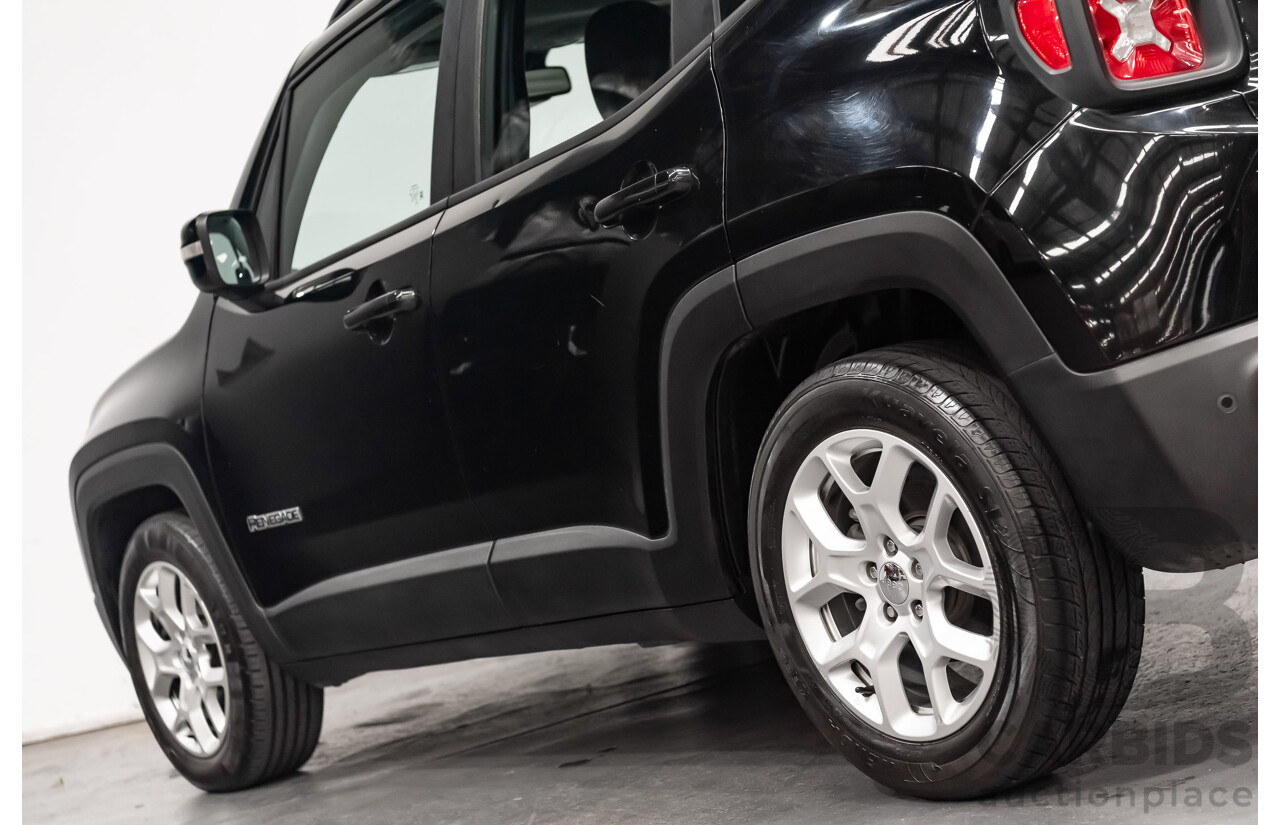 01/17 Jeep Renegade LONGITUDE FWD BU MY17 4D Wagon Black-Solid 1.4L