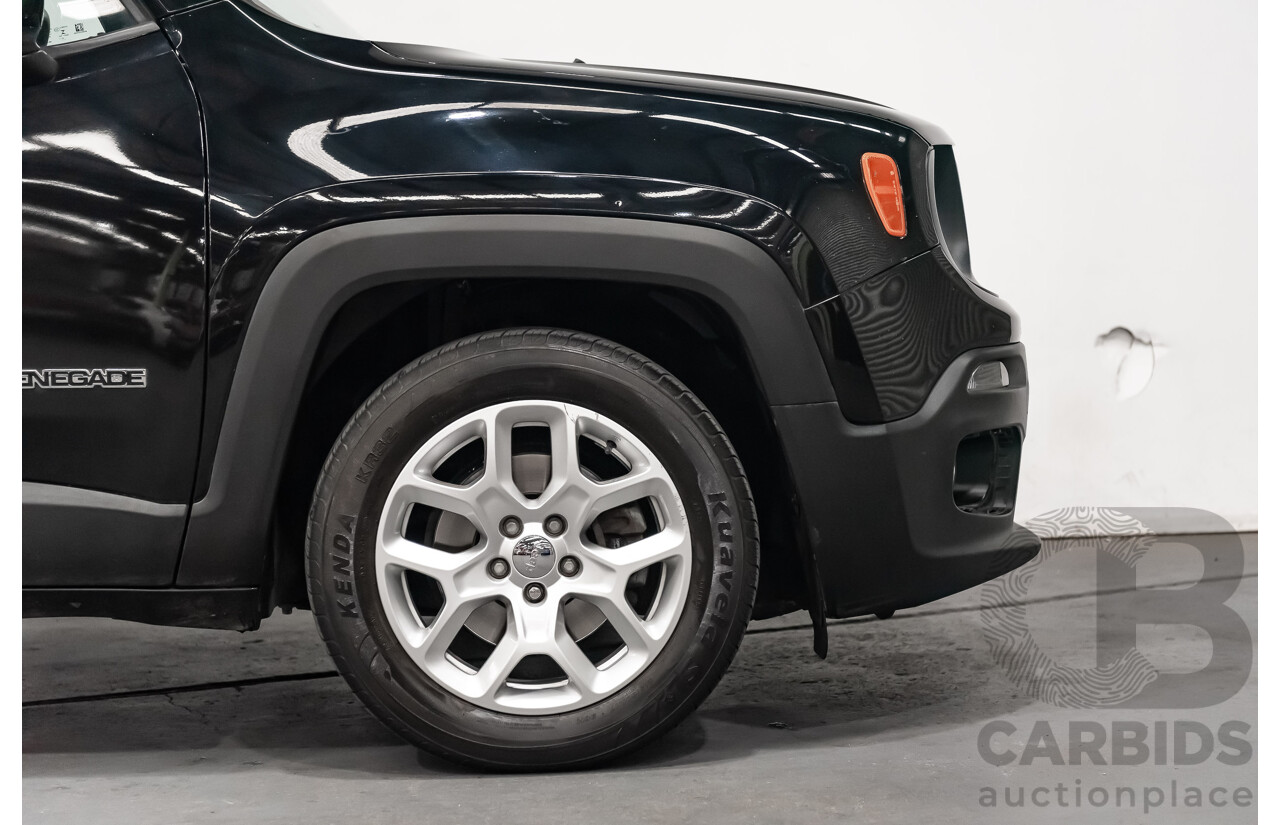 01/17 Jeep Renegade LONGITUDE FWD BU MY17 4D Wagon Black-Solid 1.4L