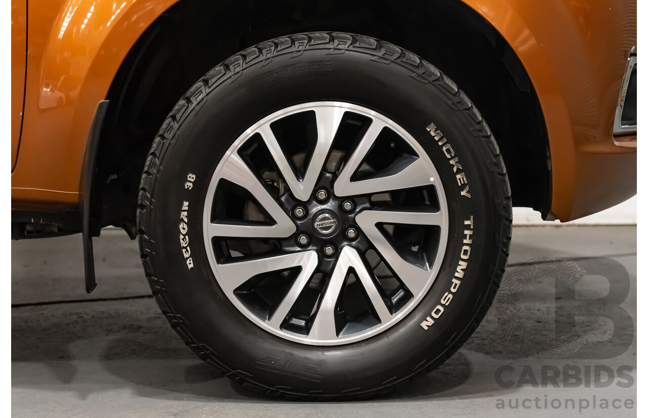 09/15 Nissan Navara ST-X (4x4) 4WD NP300 D23 Dual Cab Utility Hornet Gold Metallic 2.3L