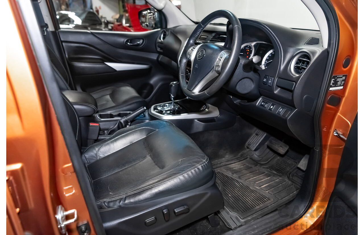 09/15 Nissan Navara ST-X (4x4) 4WD NP300 D23 Dual Cab Utility Hornet Gold Metallic 2.3L