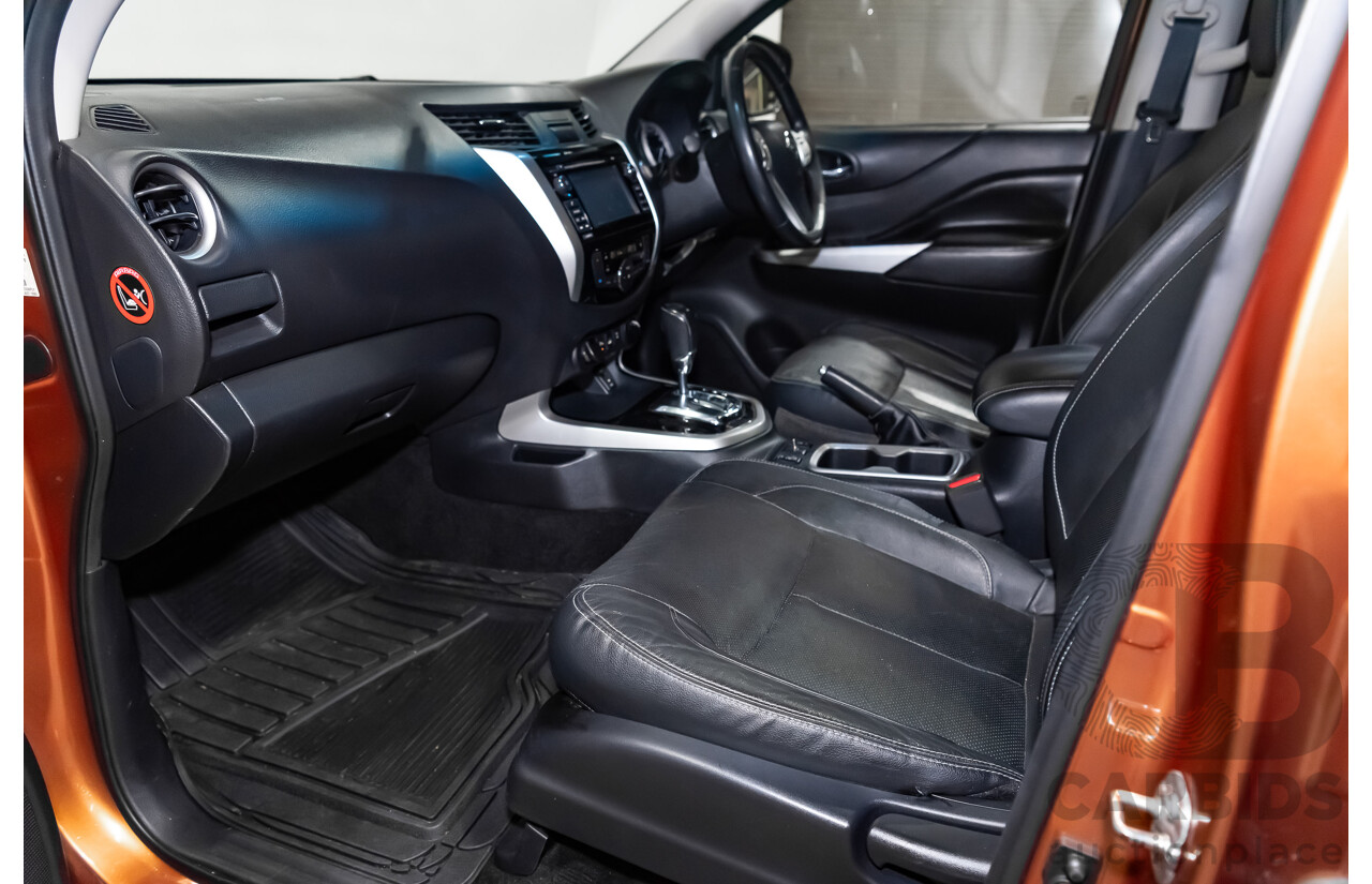 09/15 Nissan Navara ST-X (4x4) 4WD NP300 D23 Dual Cab Utility Hornet Gold Metallic 2.3L