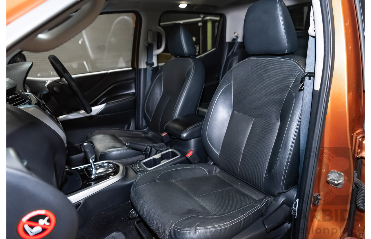 09/15 Nissan Navara ST-X (4x4) 4WD NP300 D23 Dual Cab Utility Hornet Gold Metallic 2.3L