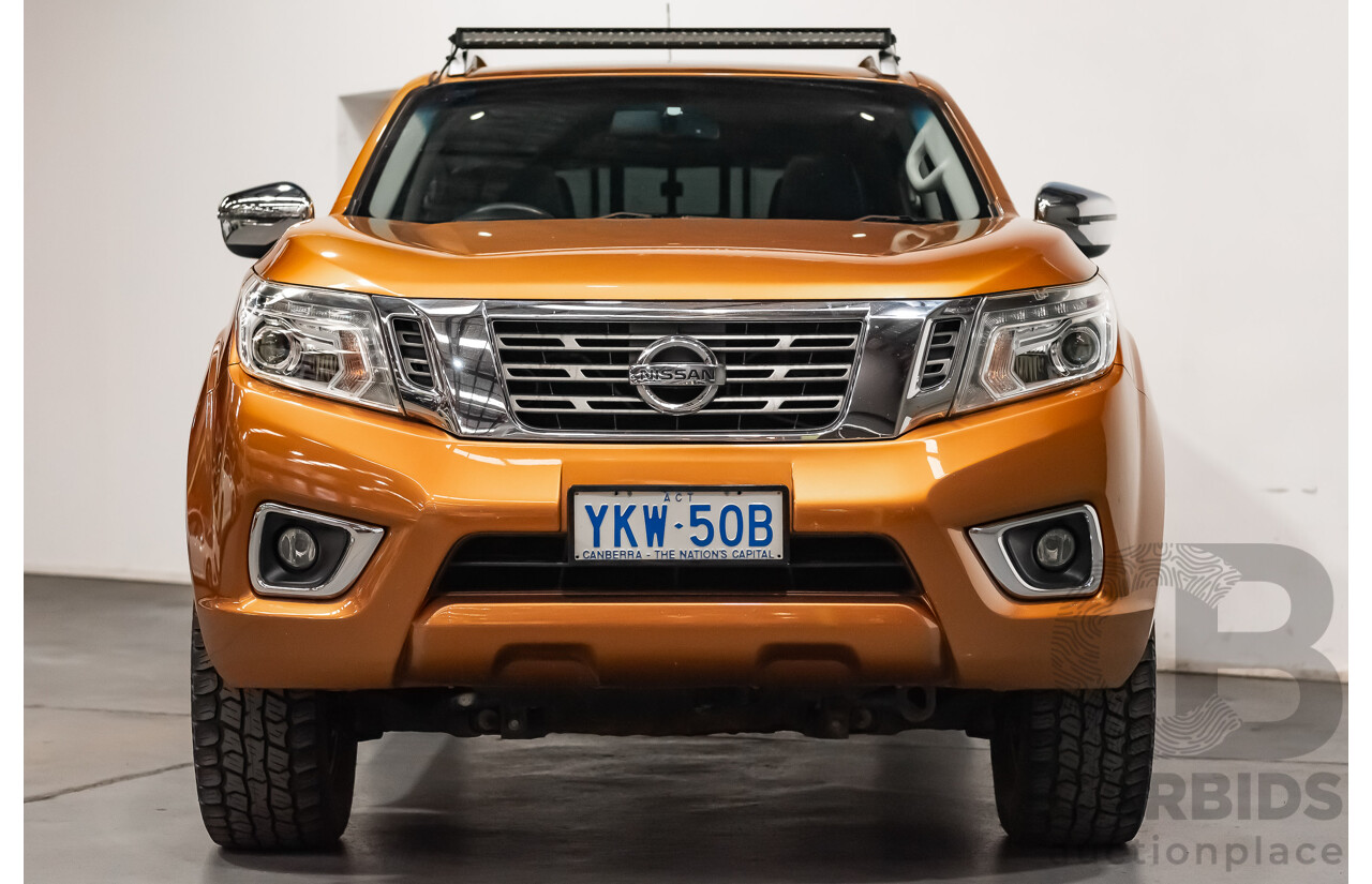 09/15 Nissan Navara ST-X (4x4) 4WD NP300 D23 Dual Cab Utility Hornet Gold Metallic 2.3L