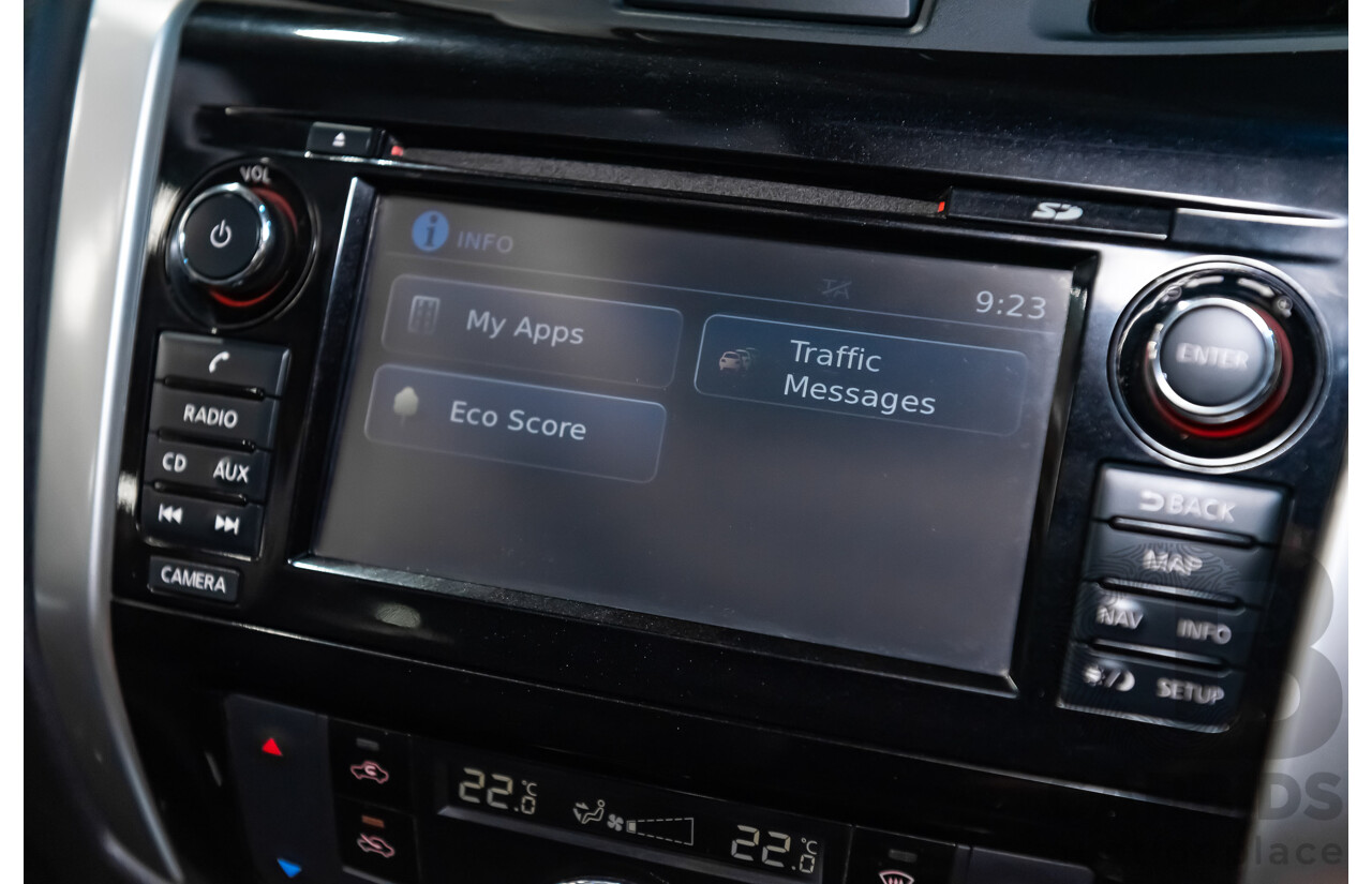 09/15 Nissan Navara ST-X (4x4) 4WD NP300 D23 Dual Cab Utility Hornet Gold Metallic 2.3L