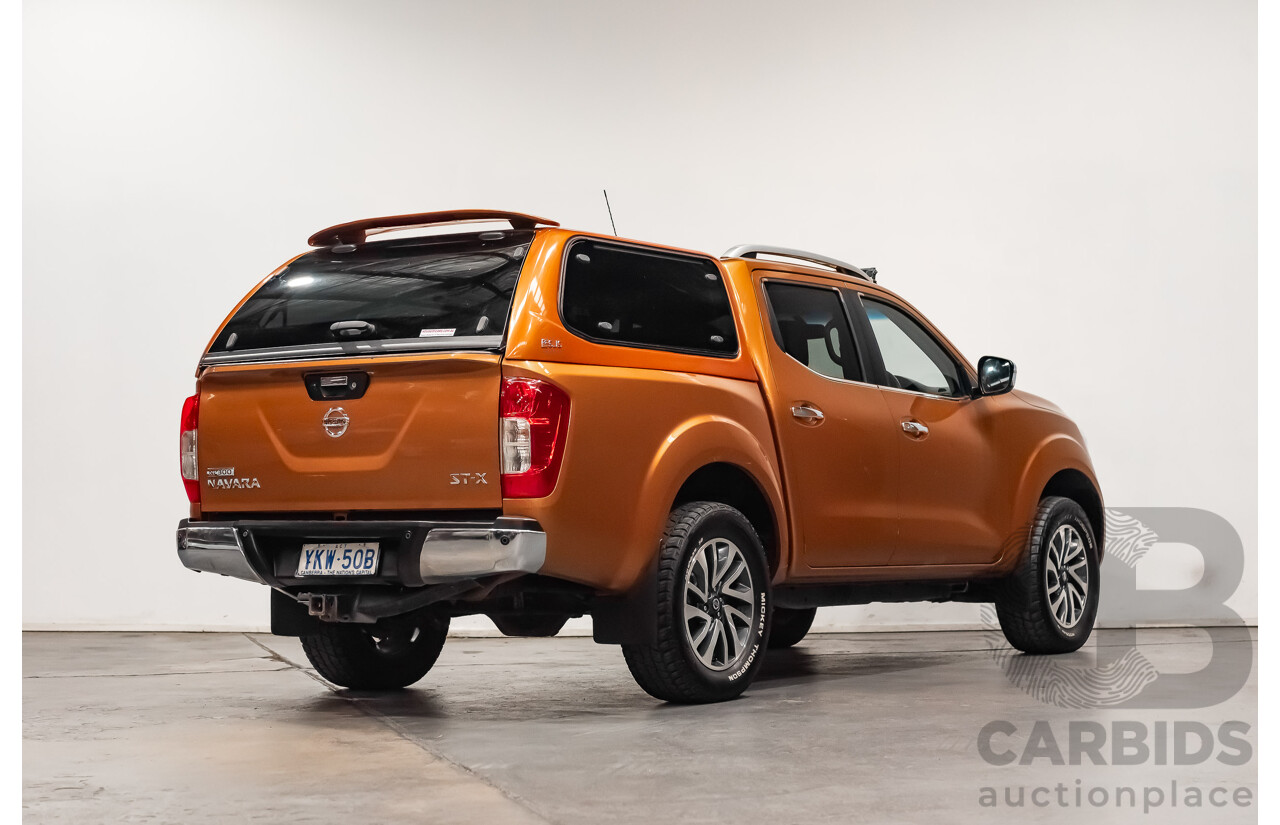 09/15 Nissan Navara ST-X (4x4) 4WD NP300 D23 Dual Cab Utility Hornet Gold Metallic 2.3L