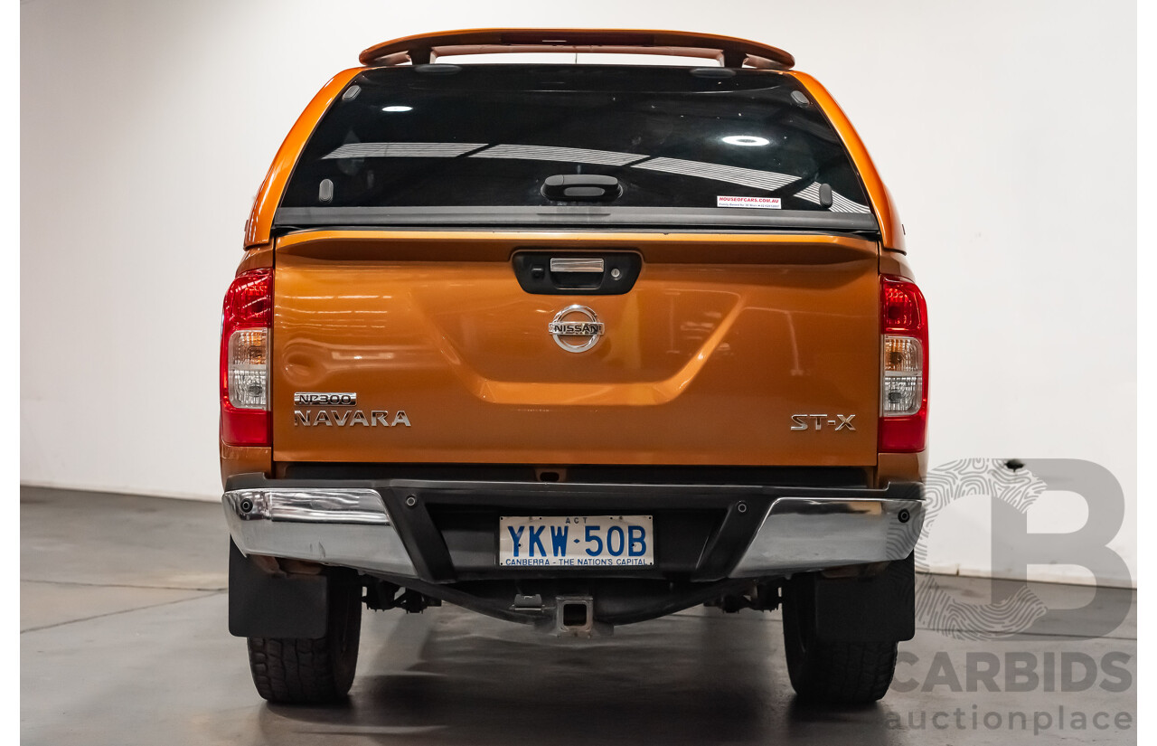 09/15 Nissan Navara ST-X (4x4) 4WD NP300 D23 Dual Cab Utility Hornet Gold Metallic 2.3L
