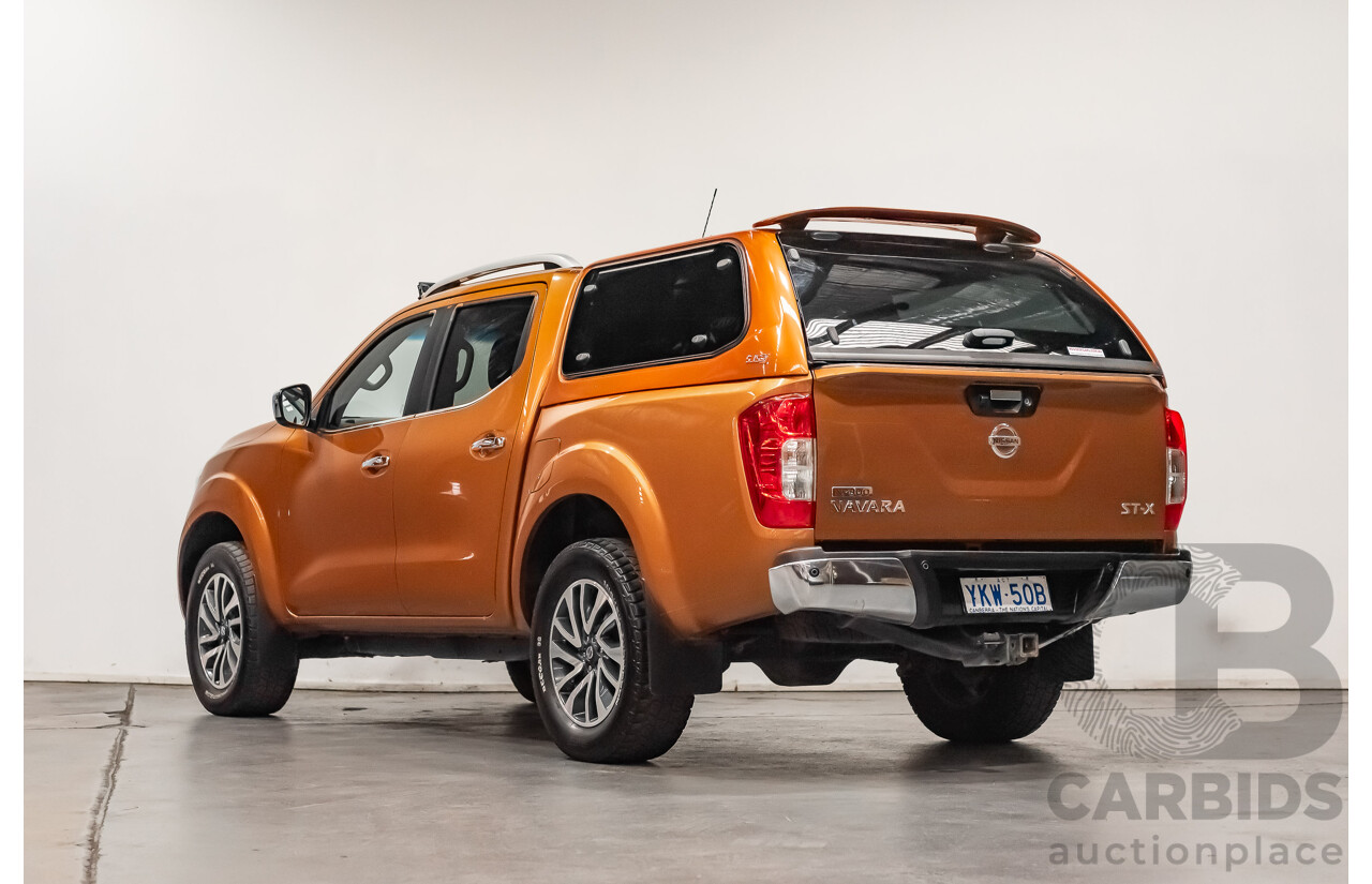 09/15 Nissan Navara ST-X (4x4) 4WD NP300 D23 Dual Cab Utility Hornet Gold Metallic 2.3L