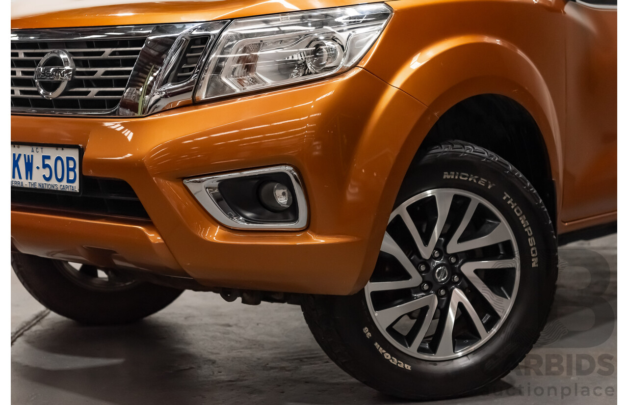 09/15 Nissan Navara ST-X (4x4) 4WD NP300 D23 Dual Cab Utility Hornet Gold Metallic 2.3L