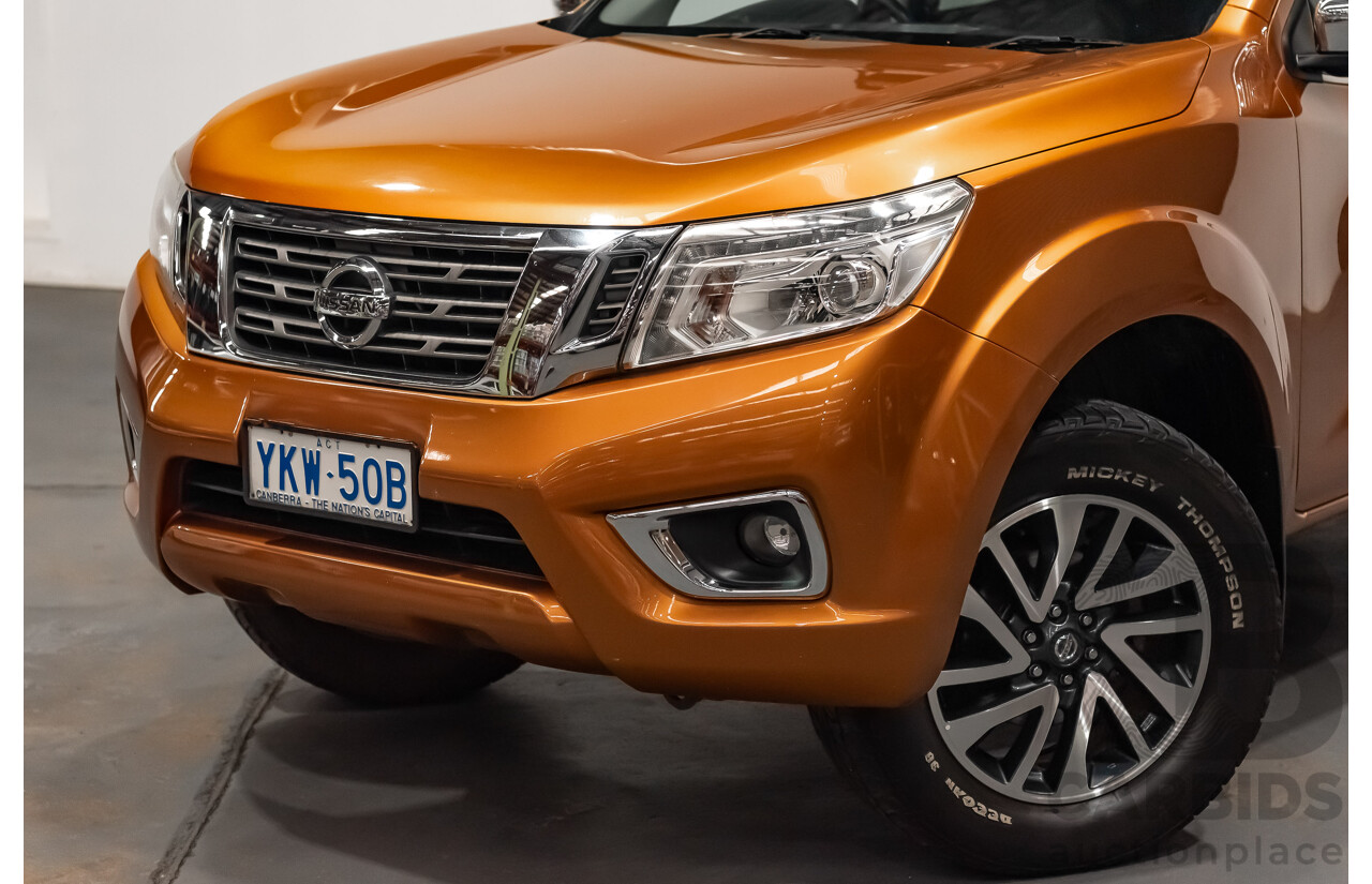 09/15 Nissan Navara ST-X (4x4) 4WD NP300 D23 Dual Cab Utility Hornet Gold Metallic 2.3L