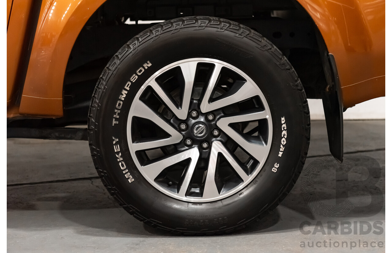 09/15 Nissan Navara ST-X (4x4) 4WD NP300 D23 Dual Cab Utility Hornet Gold Metallic 2.3L