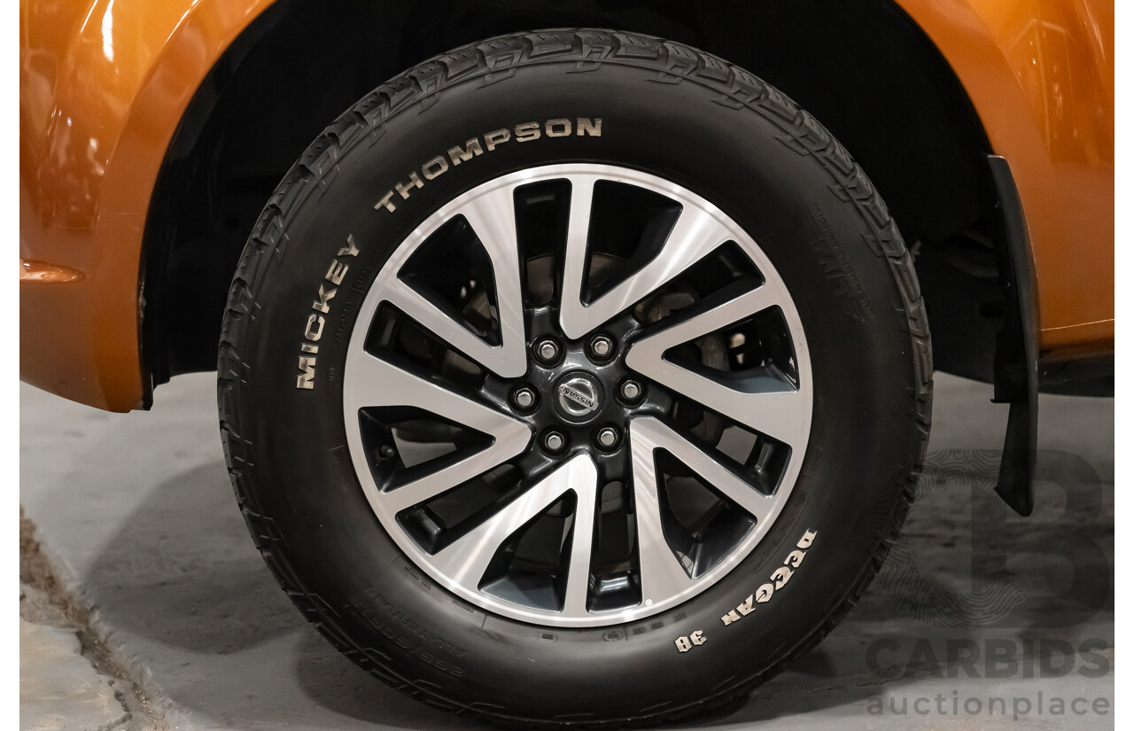 09/15 Nissan Navara ST-X (4x4) 4WD NP300 D23 Dual Cab Utility Hornet Gold Metallic 2.3L