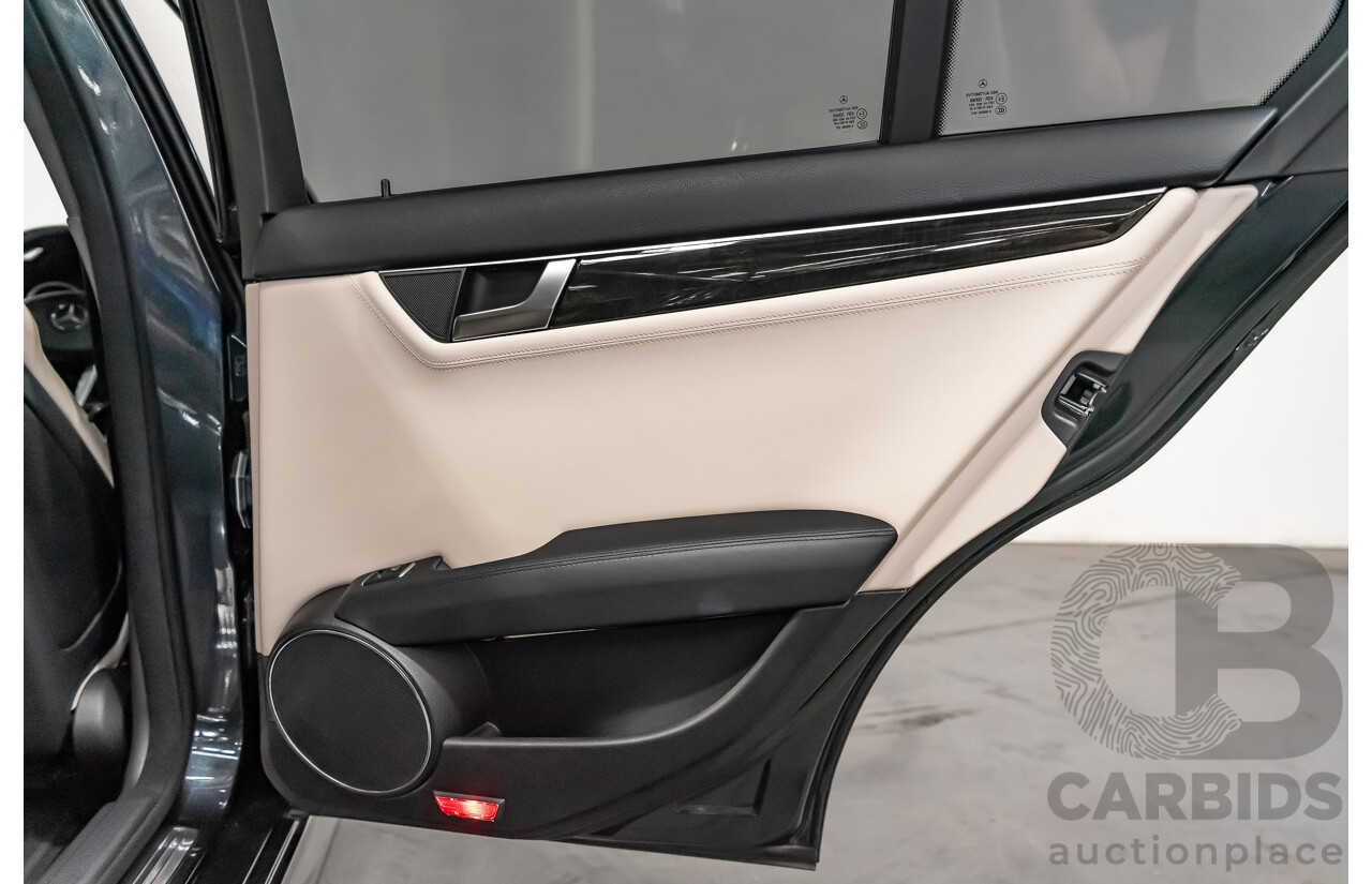 11/11 Mercedes-Benz C63 AMG RWD W204 MY11 4D Sedan Magnetite Black Metallic V8 6.3L