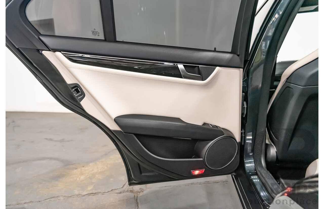 11/11 Mercedes-Benz C63 AMG RWD W204 MY11 4D Sedan Magnetite Black Metallic V8 6.3L