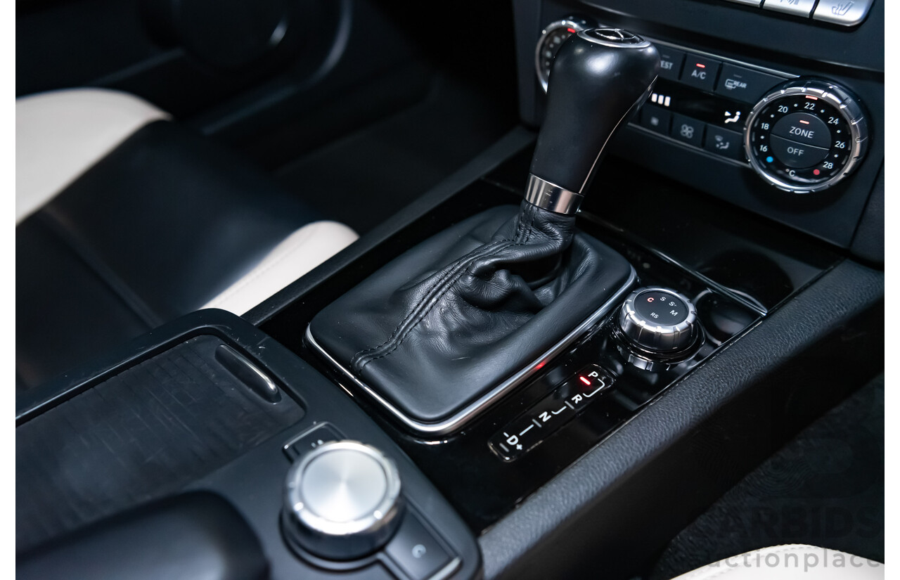 11/11 Mercedes-Benz C63 AMG RWD W204 MY11 4D Sedan Magnetite Black Metallic V8 6.3L