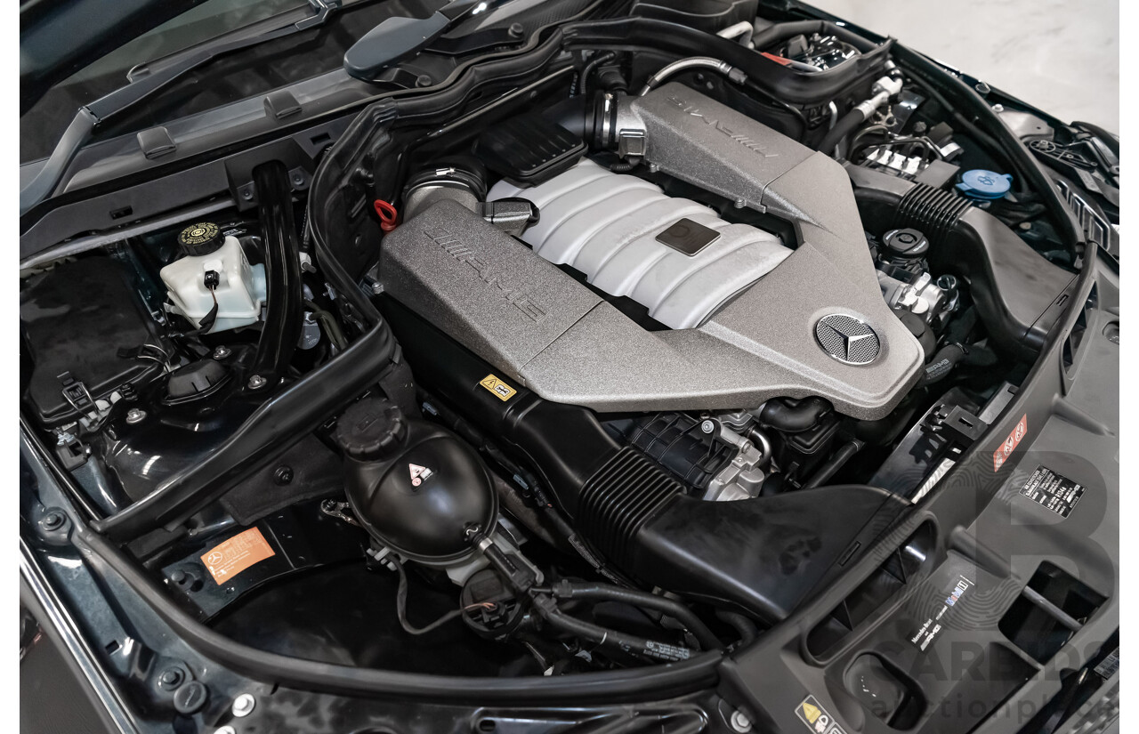 11/11 Mercedes-Benz C63 AMG RWD W204 MY11 4D Sedan Magnetite Black Metallic V8 6.3L